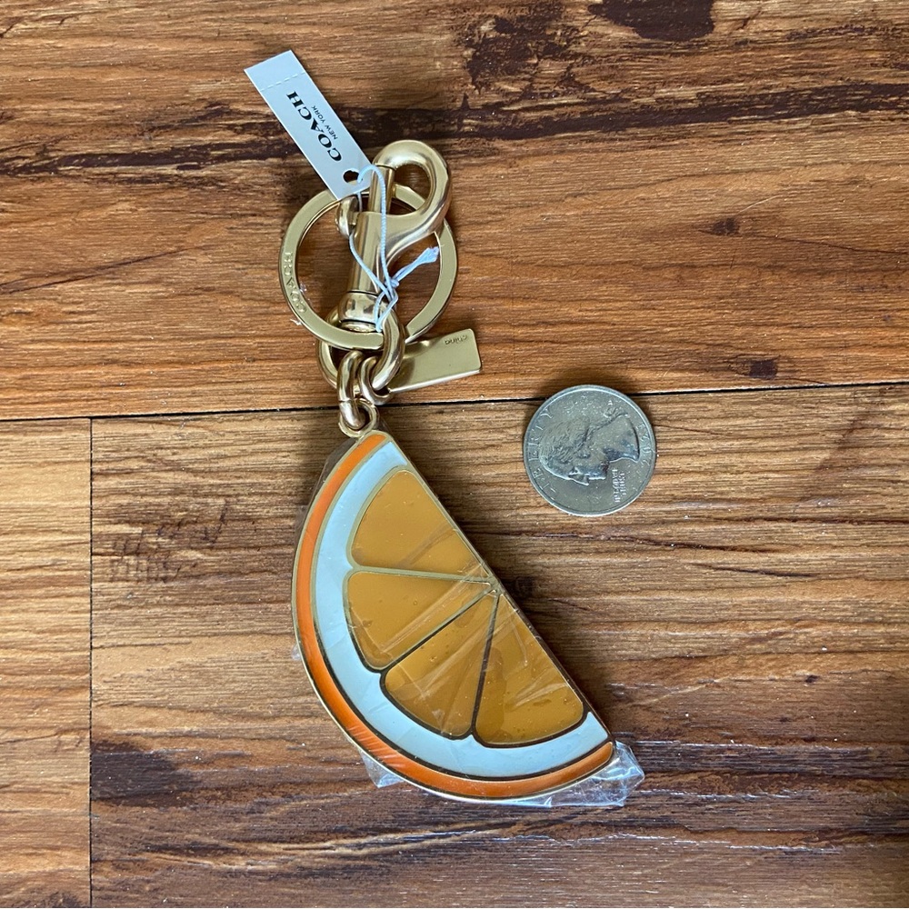 Coach Keychain - new with tags and plastic
